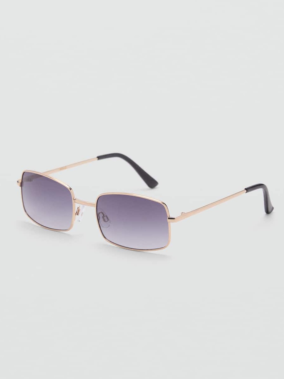 

MANGO Women Rectangle Sunglasses with UV Protected Lens - 87040577-OR, Blue