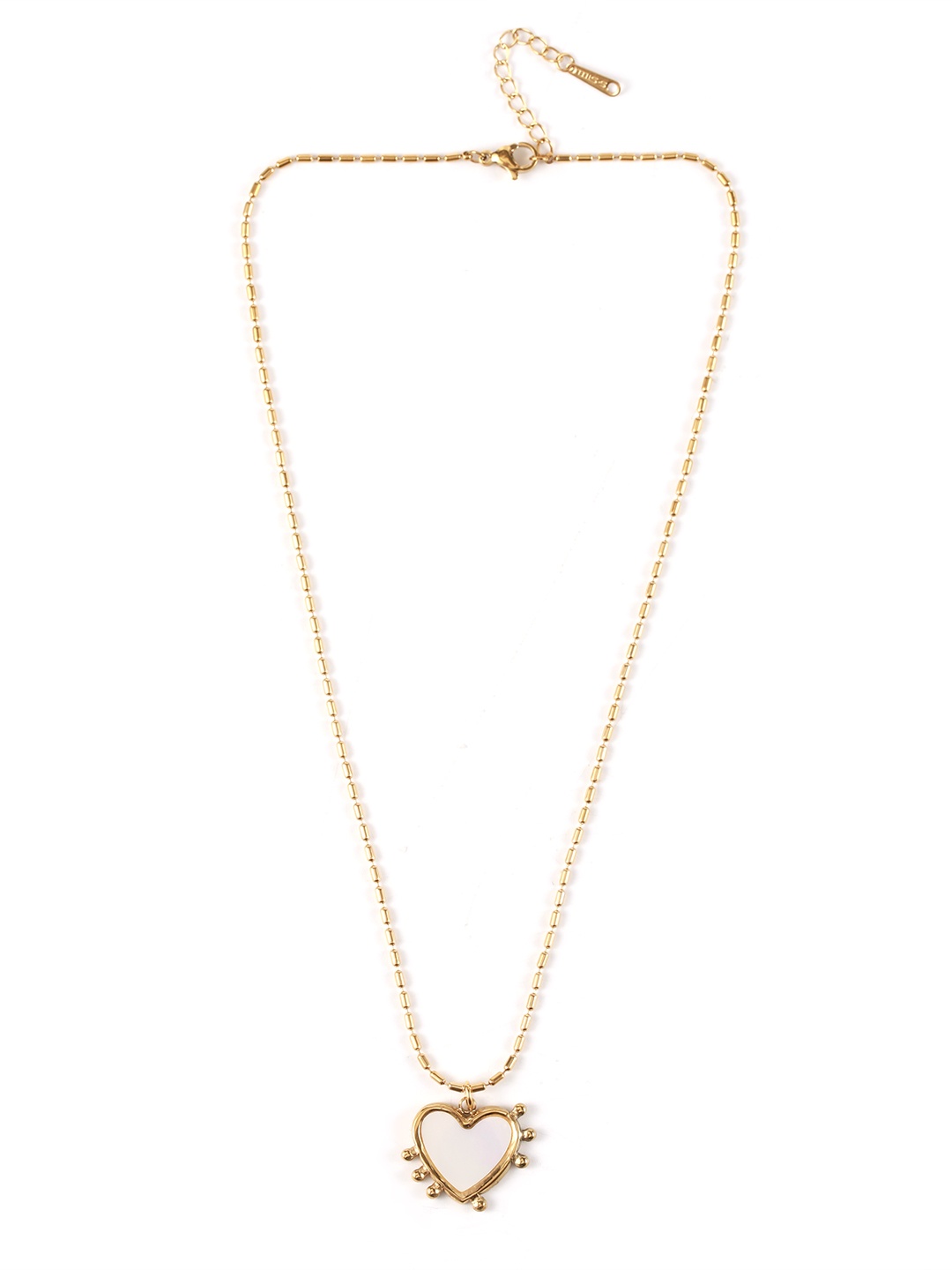 

DressBerry Women Heart Shaped Chain, Gold