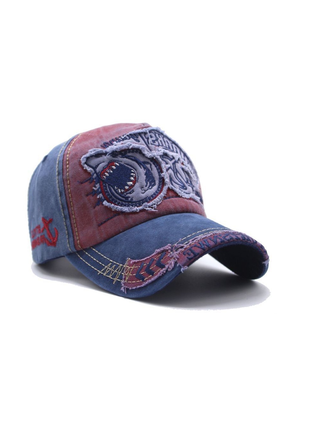 

Alexvyan Men Embroidered Baseball Cap, Red