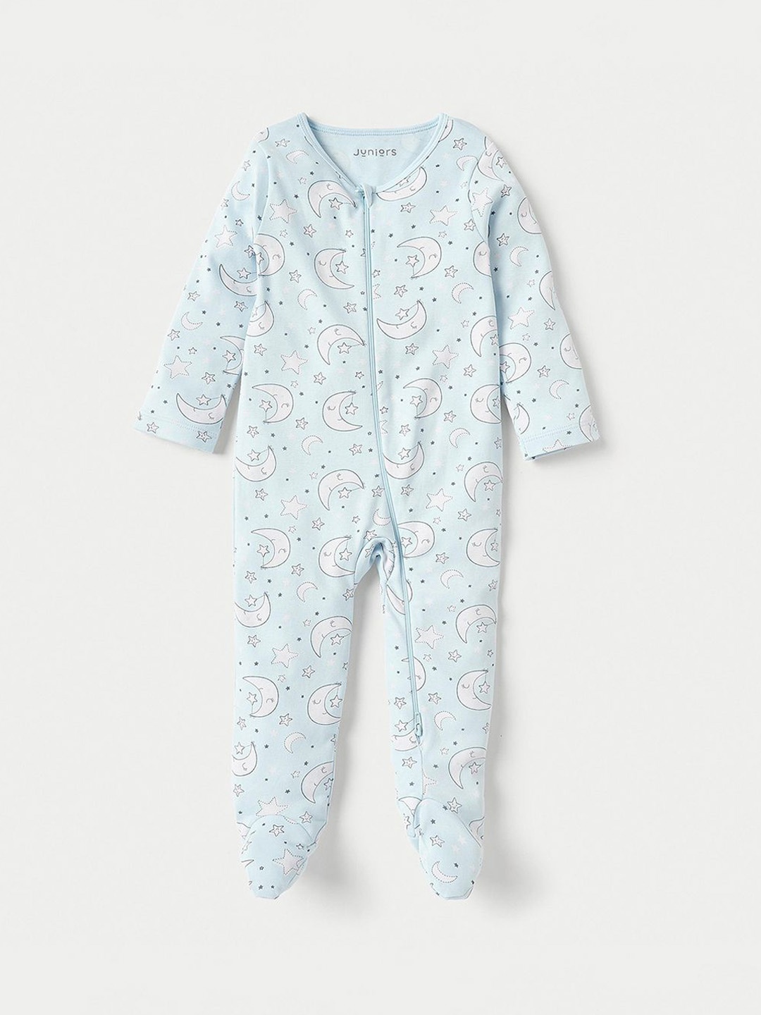 

Juniors by Babyshop Boys Printed Sleepsuit, Blue