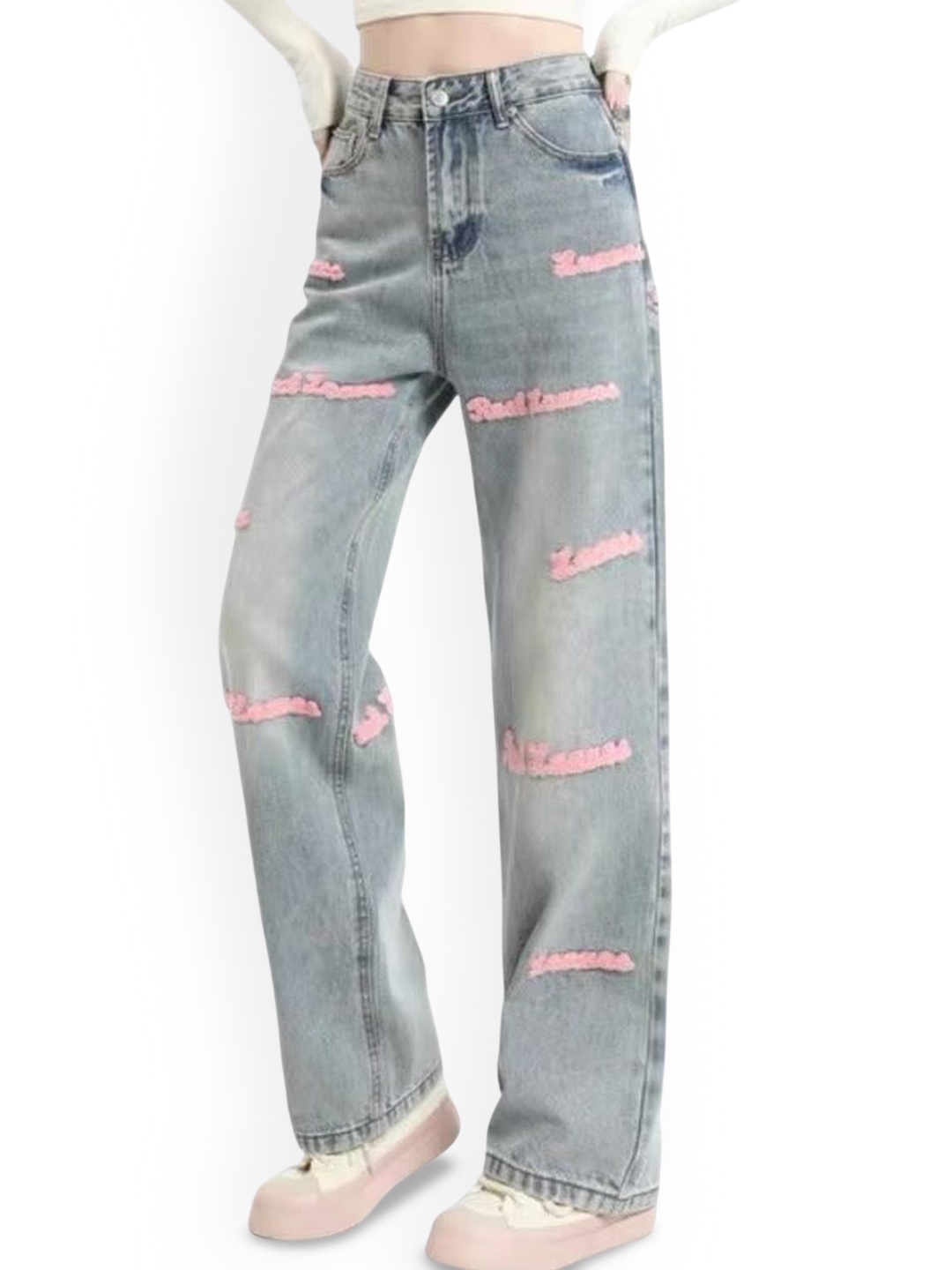 

StyleCast Women Slash Knee Heavy Fade Jeans, Grey
