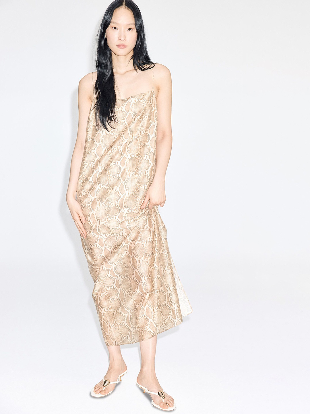 

H&M Strappy Dress, Beige