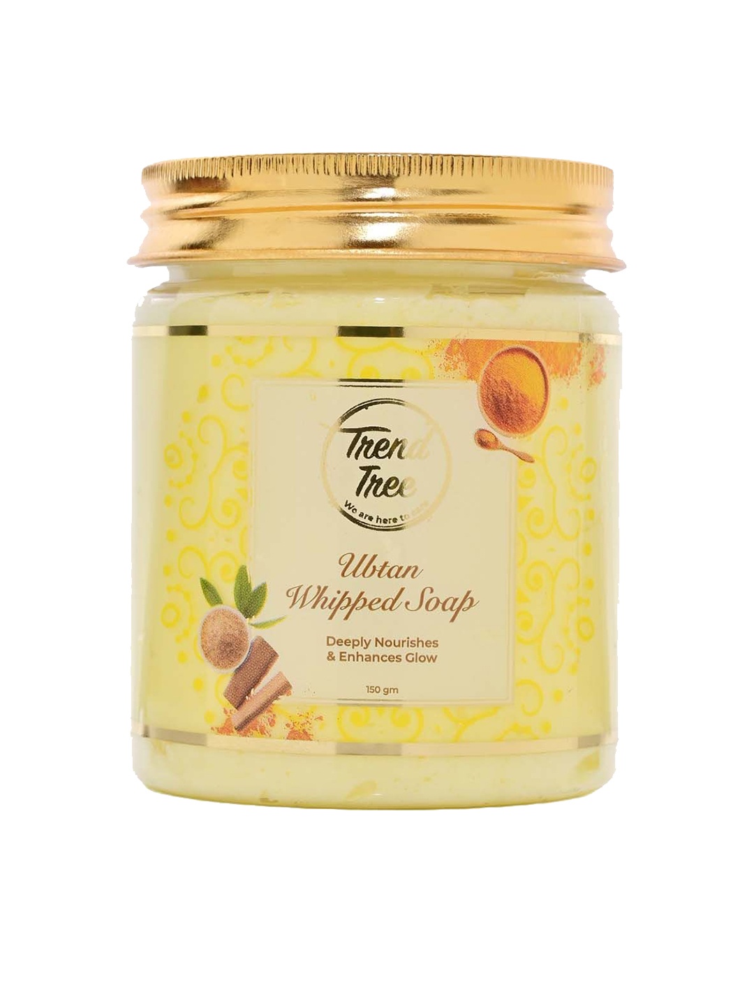 

TRENDTREE Ubtan Whipped Deep Nourishes Soap - 150 g, Yellow