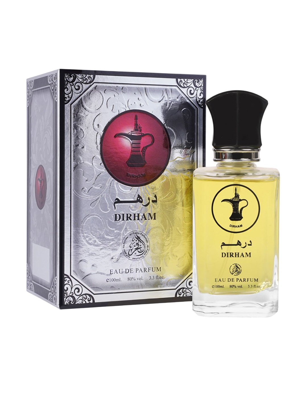 

Al-Fakhr Perfumes Dirham Long Lasting Eau De Parfum - 100 ml, Gold