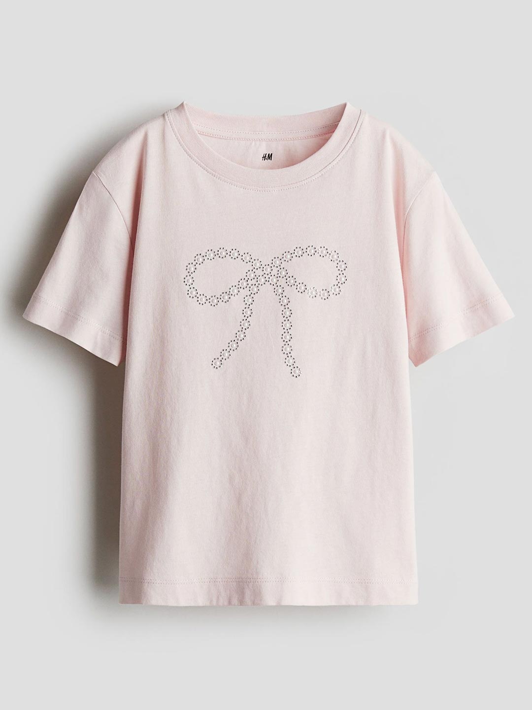 

H&M Motif-Detail Tshirts, Pink