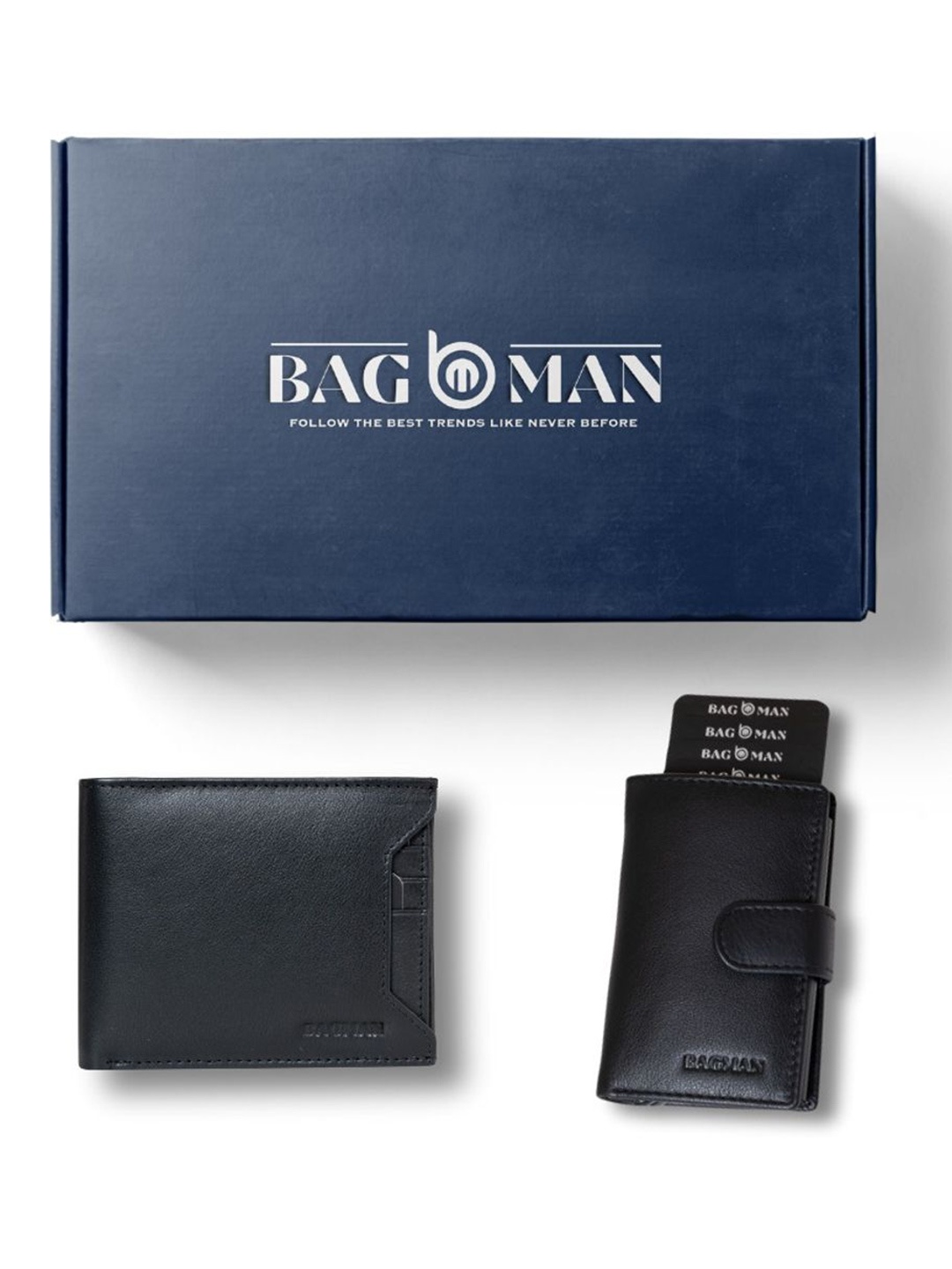 

BAGMAN Unisex Accessory Gift Set of, Black