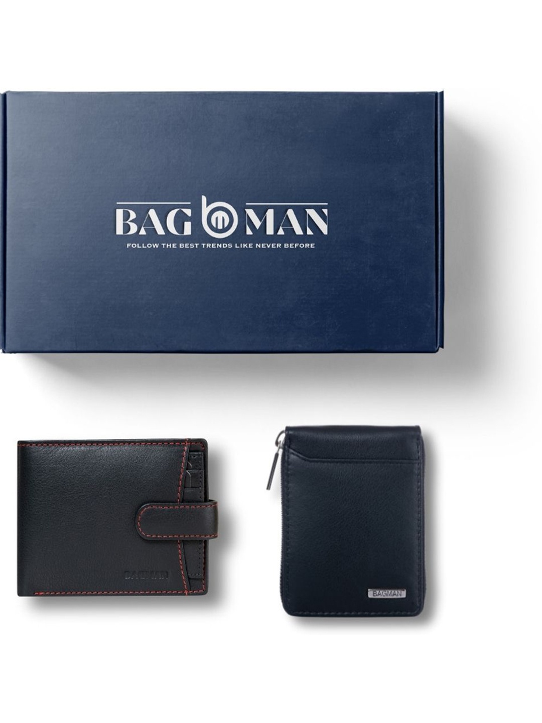 

BAGMAN Unisex Accessory Gift Set of, Black