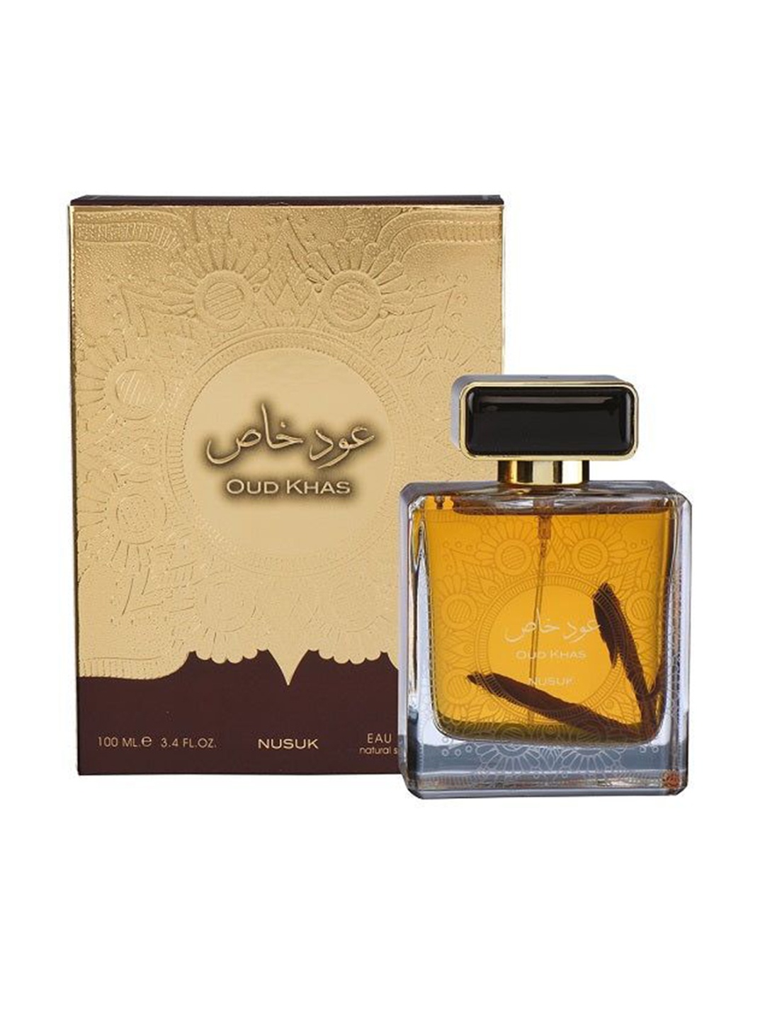 

NUSUK Men Oud Khas Long Lasting Imported Eua De Perfume - 100ml, Gold