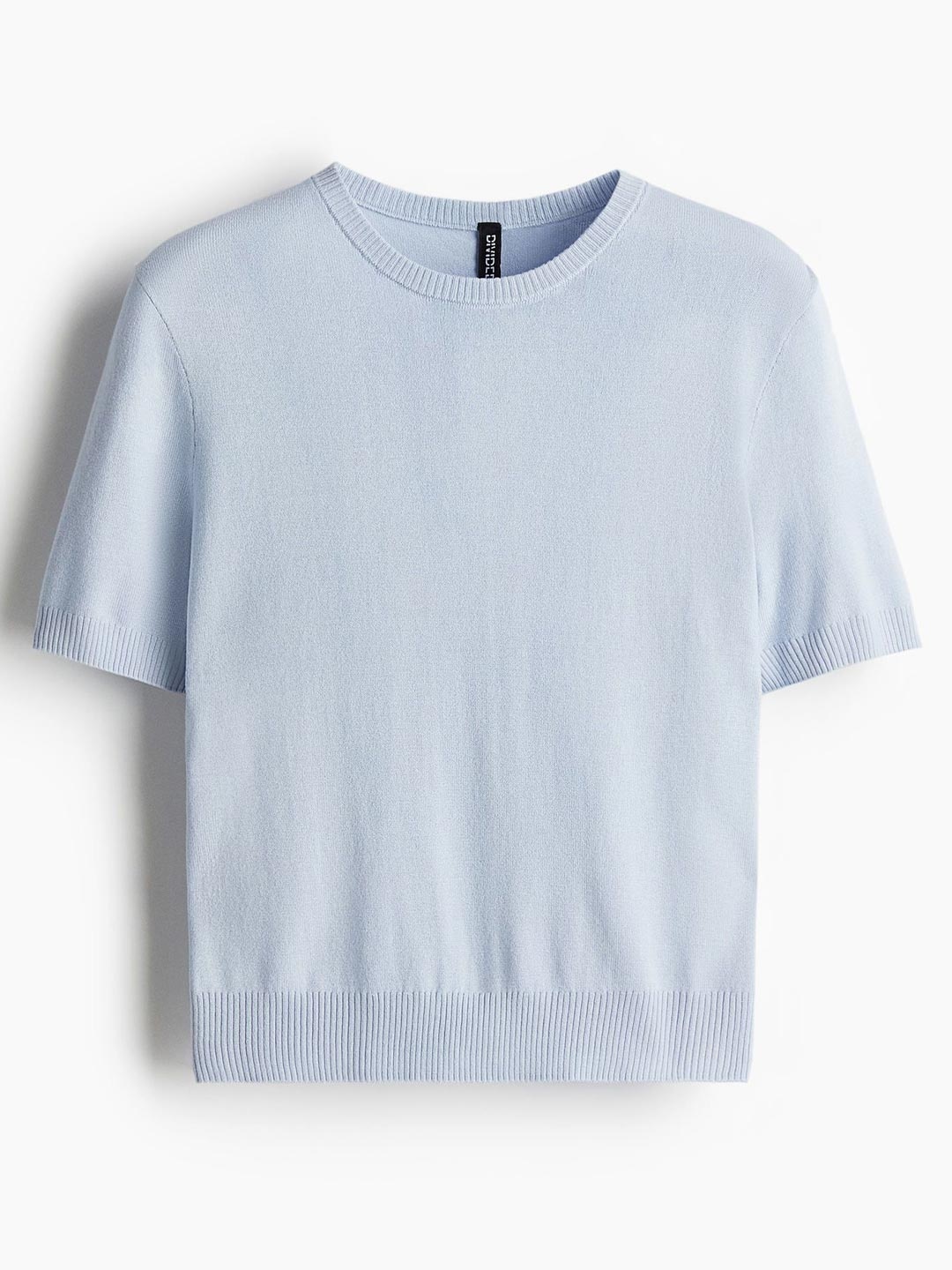 

H&M Fine-Knit T-Shirt, Blue