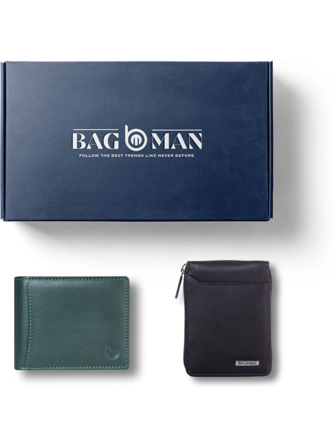 

BAGMAN Unisex Accessory Gift Set of, Green
