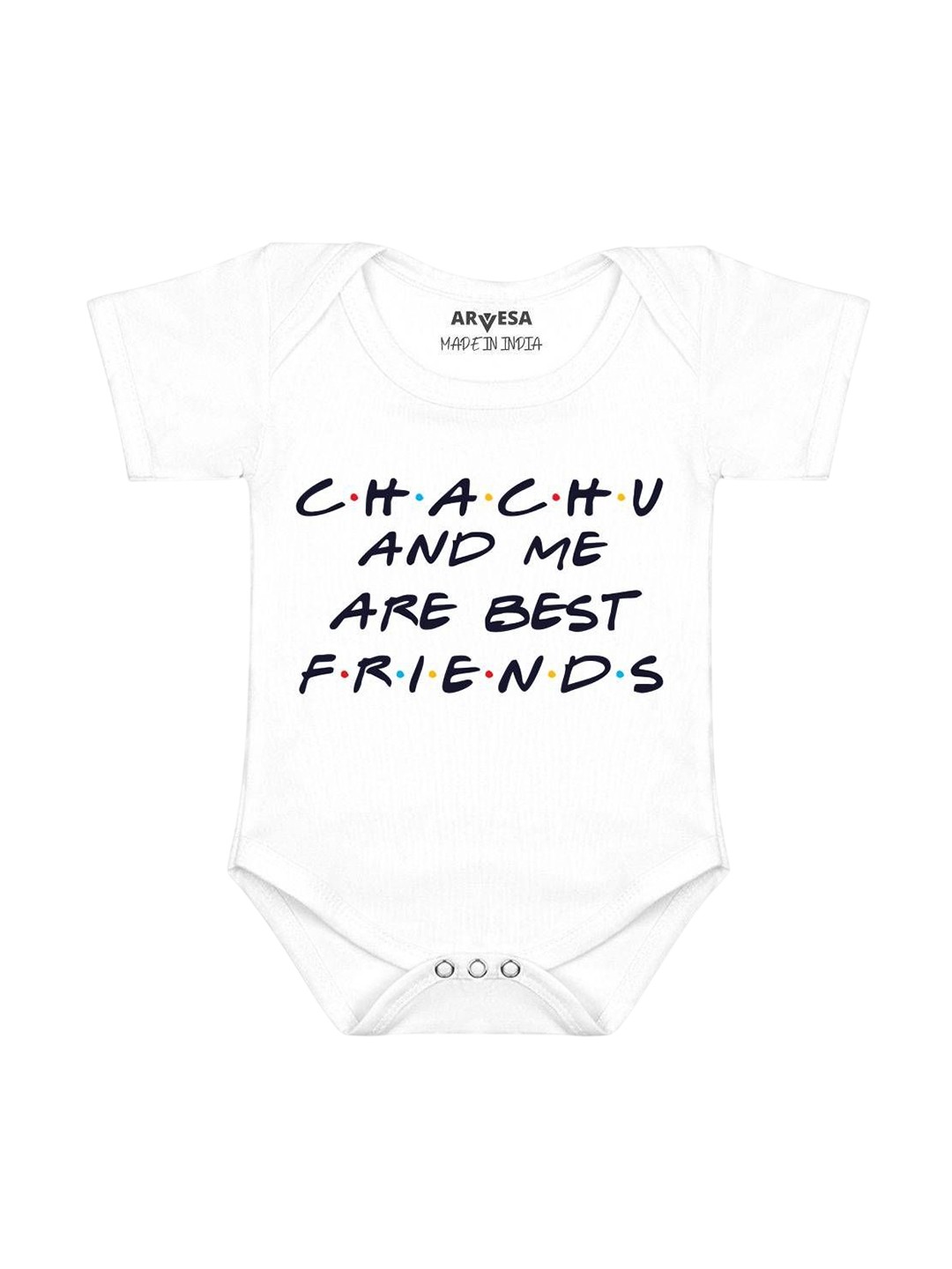 

Arvesa Kids Printed Romper, White