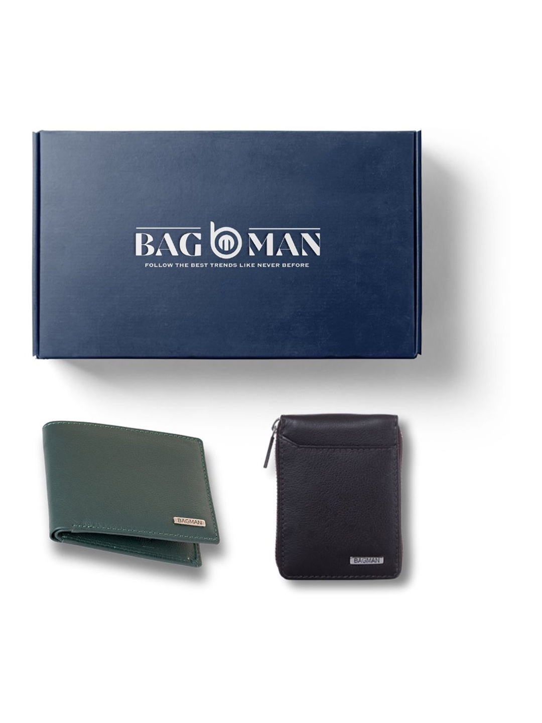 

BAGMAN Unisex Accessory Gift Set of, Green