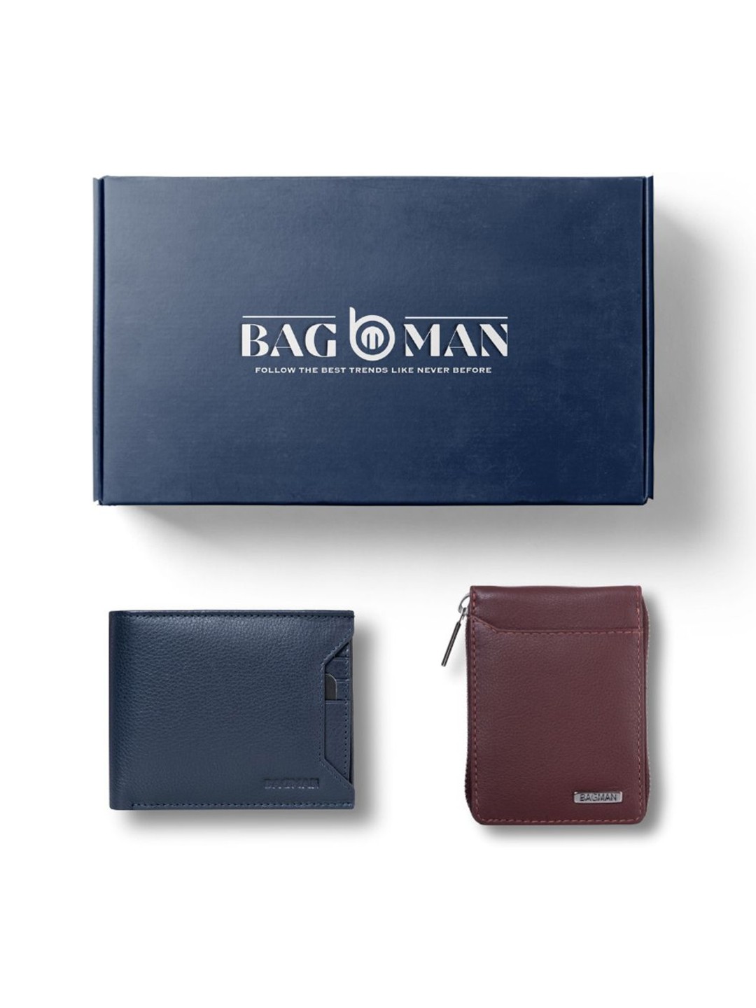

BAGMAN Unisex Accessory Gift Set of, Blue