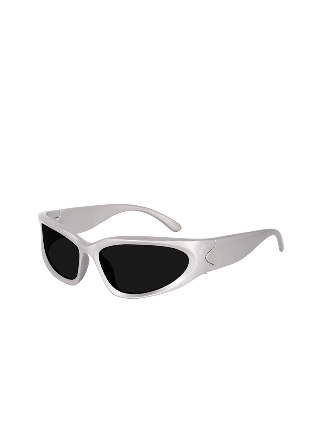 

RICH CLUB Unisex Sports Sunglasses with UV Protected Lens, Black