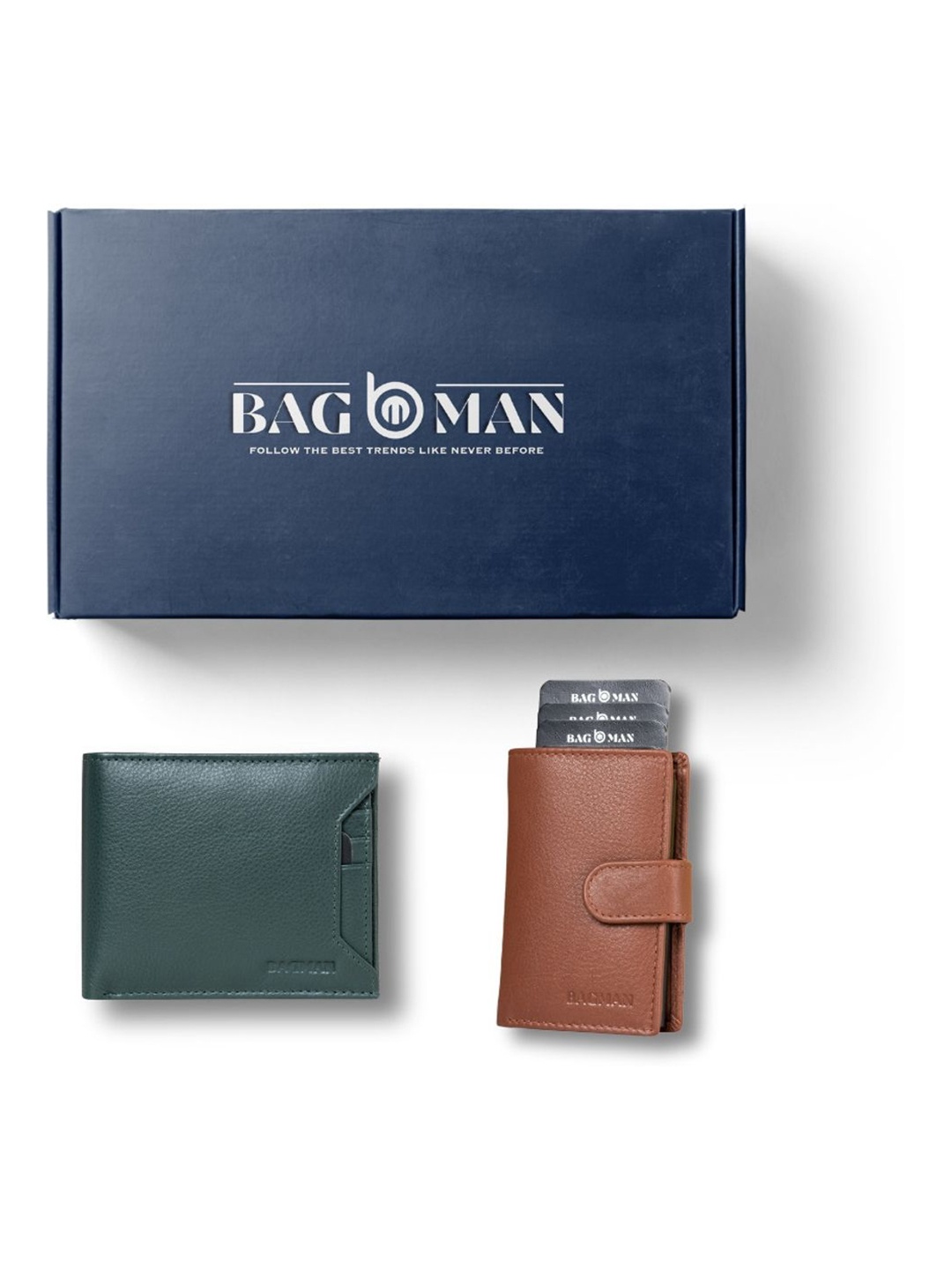 

BAGMAN Unisex Accessory Gift Set of, Green