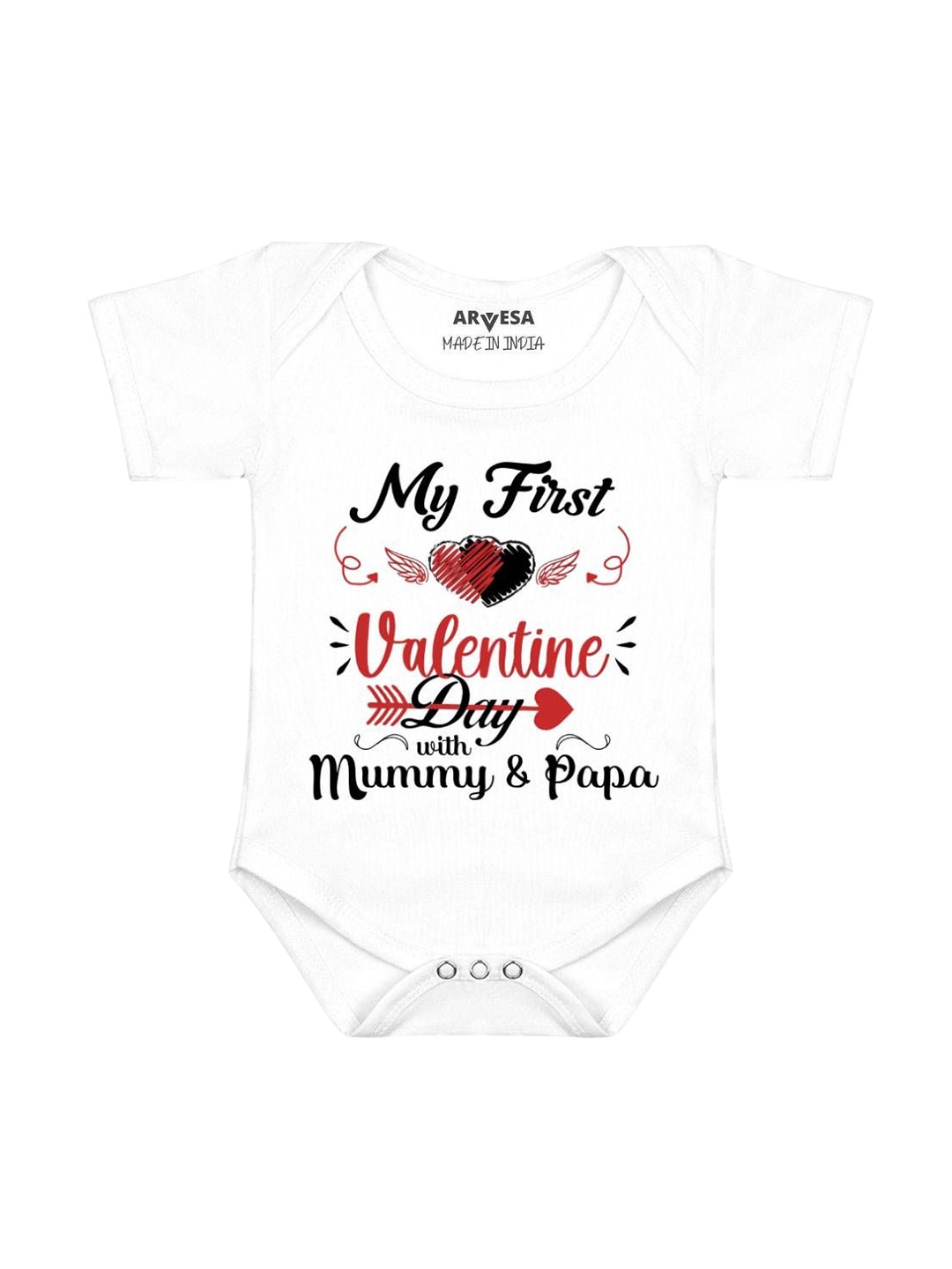 

Arvesa Infants Printed Bodysuit, White