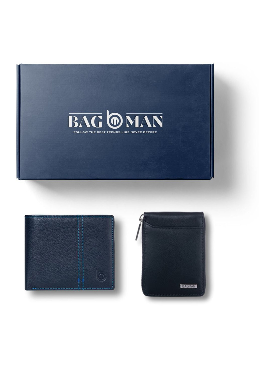 

BAGMAN Unisex Accessory Gift Set of, Blue