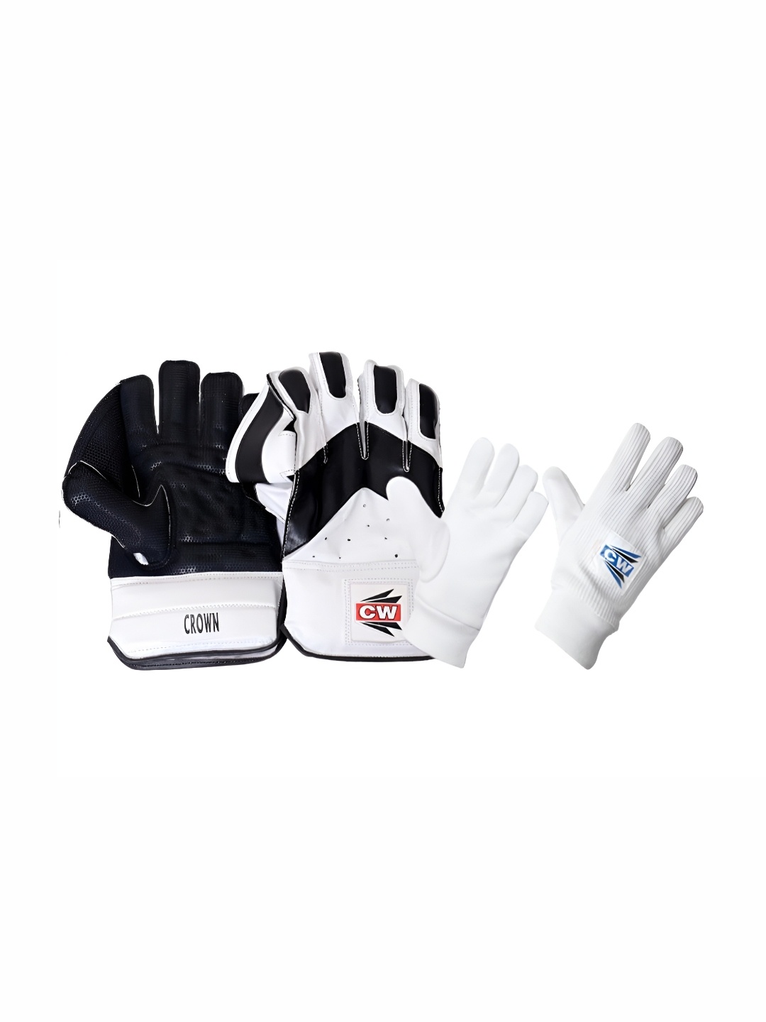 

CW Wicket Keeping Gloves With Inner Gloves, White