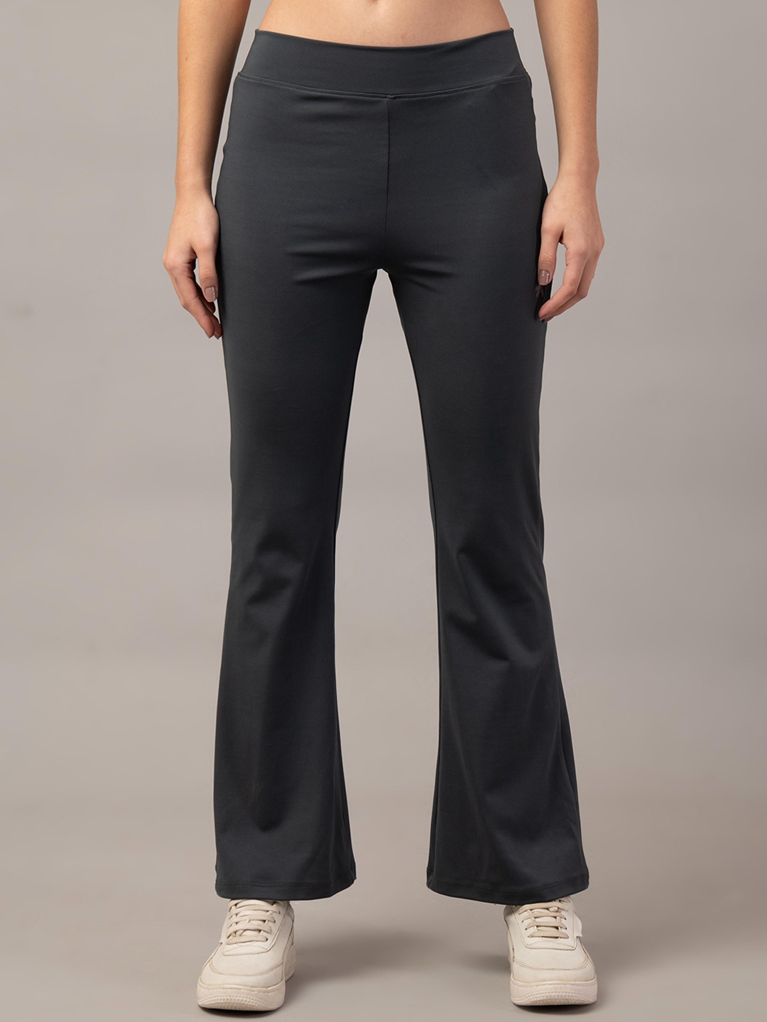 

HRX by Hrithik Roshan Women Rapid-Dry High Rise Ankle-Length Gym Tights, Grey