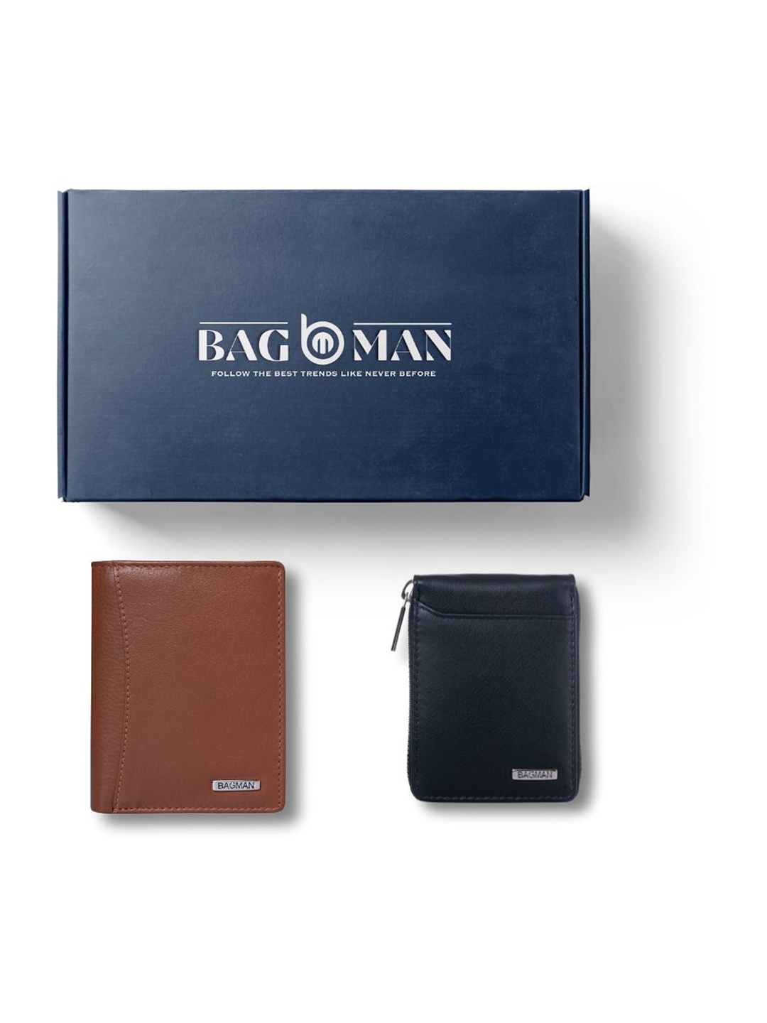 

BAGMAN Unisex Accessory Gift Set of, Black
