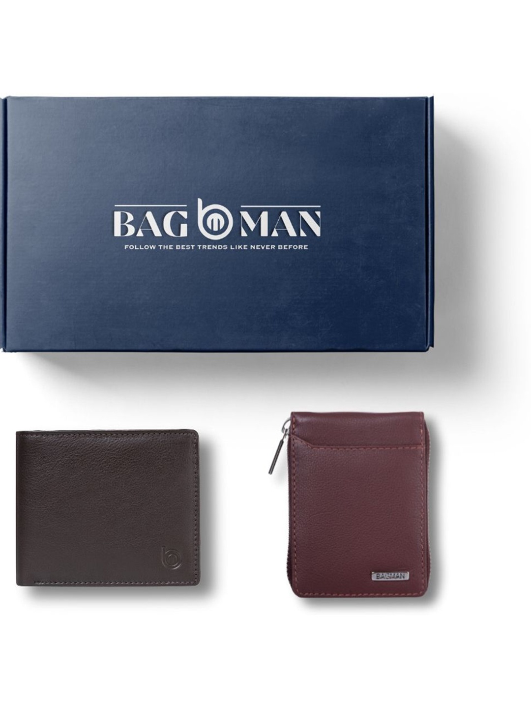 

BAGMAN Unisex Accessory Gift Set of, Brown