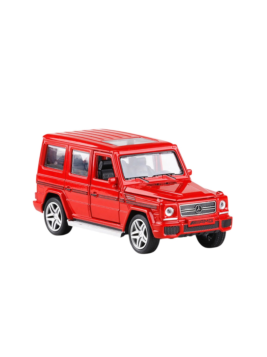 

COELON 1:32 Die cast Metal Divo Light Sound Pull Back Toy Car, Red