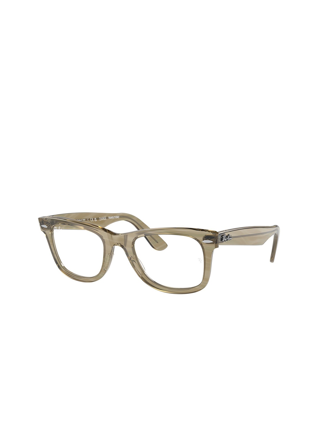 

Ray-Ban Unisex Square Sunglasses with UV Protected Lens, Transparent