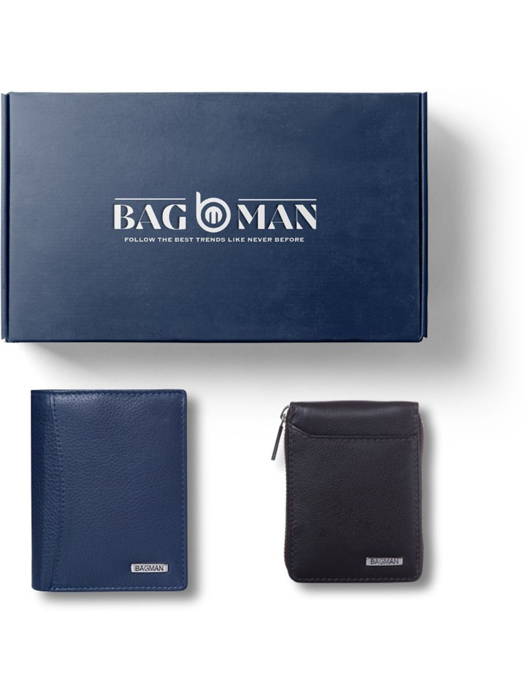 

BAGMAN Unisex Accessory Gift Set of, Blue