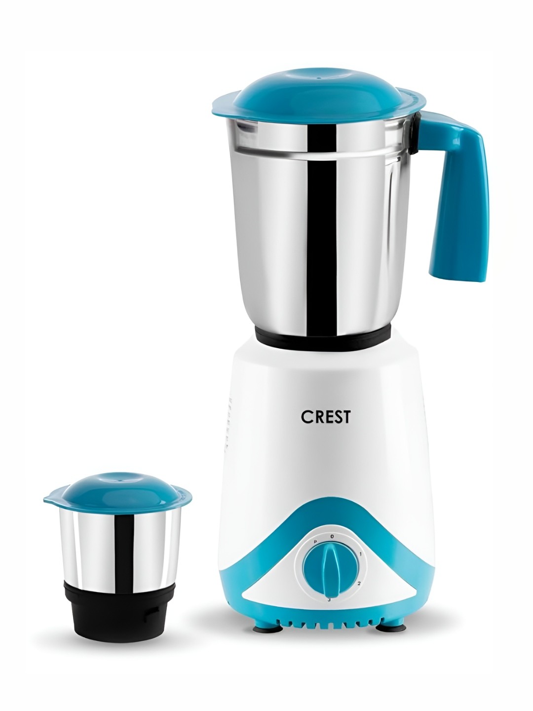 

Crest Innovative Lives White Stainless Steel Wet And Dry Grinder Juicer Mixer Grinder