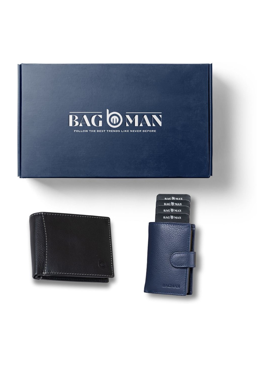 

BAGMAN Unisex Accessory Gift Set of, Blue