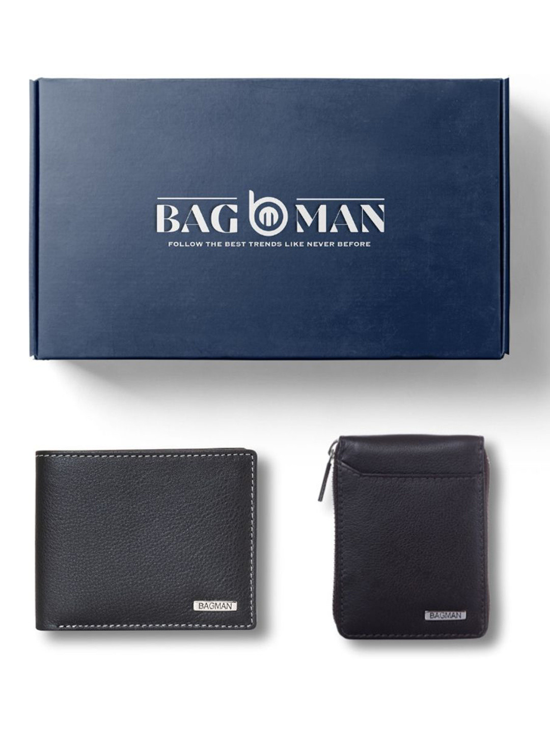 

BAGMAN Unisex Accessory Gift Set of, Black