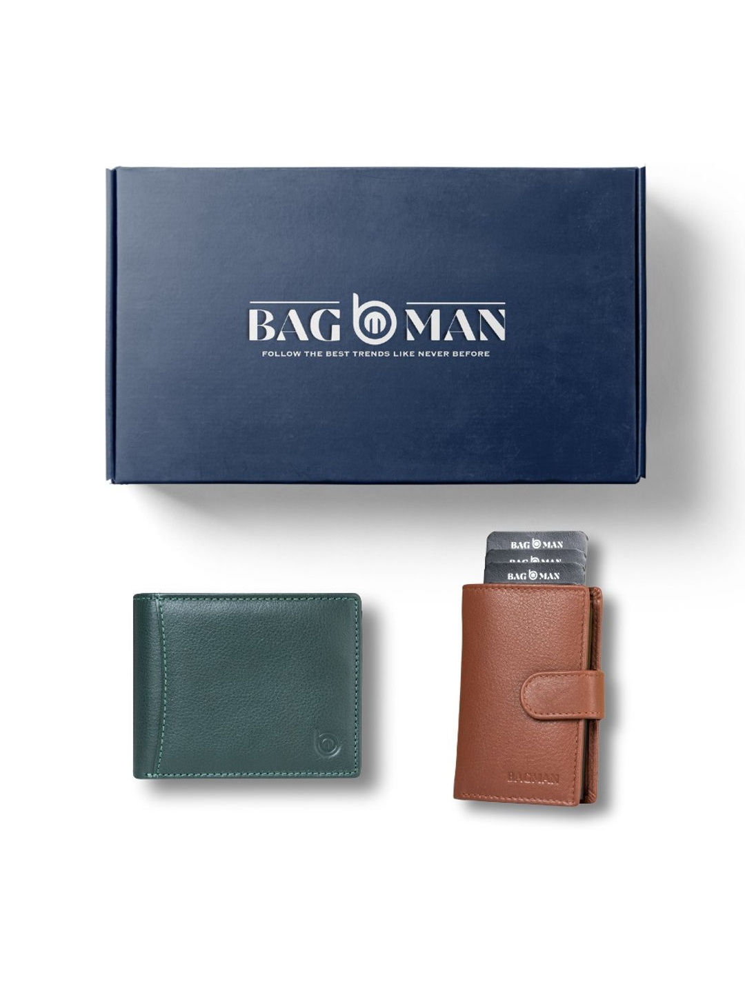 

BAGMAN Unisex Accessory Gift Set of, Green
