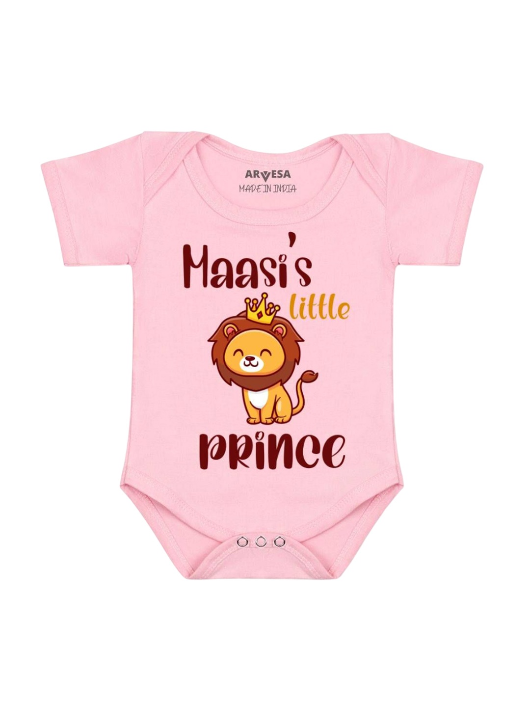 

Arvesa Kids Maasi Little Prince Printed Romper, Pink