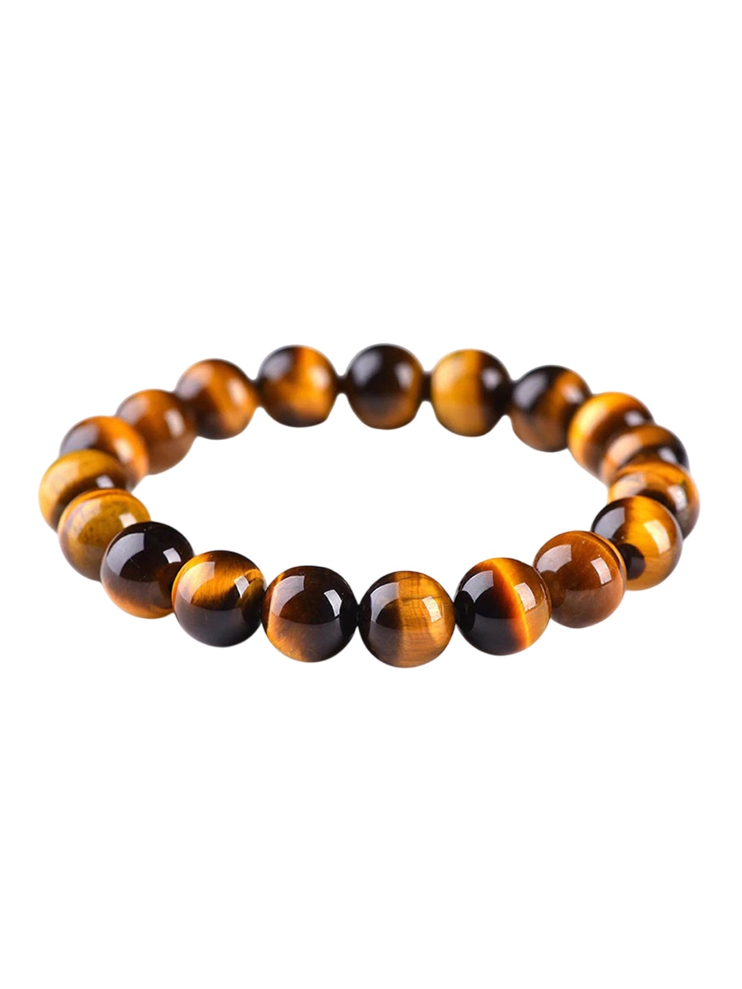 

Seetara Tiger Eye Healing Crystal Bracelet, Brown