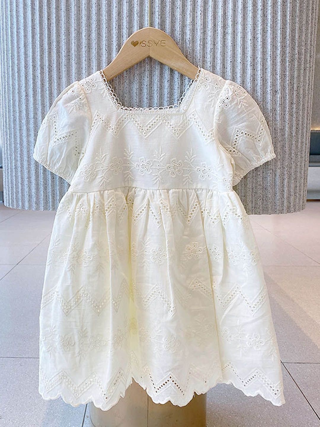 

Xsole Fit & Flare Dress, White