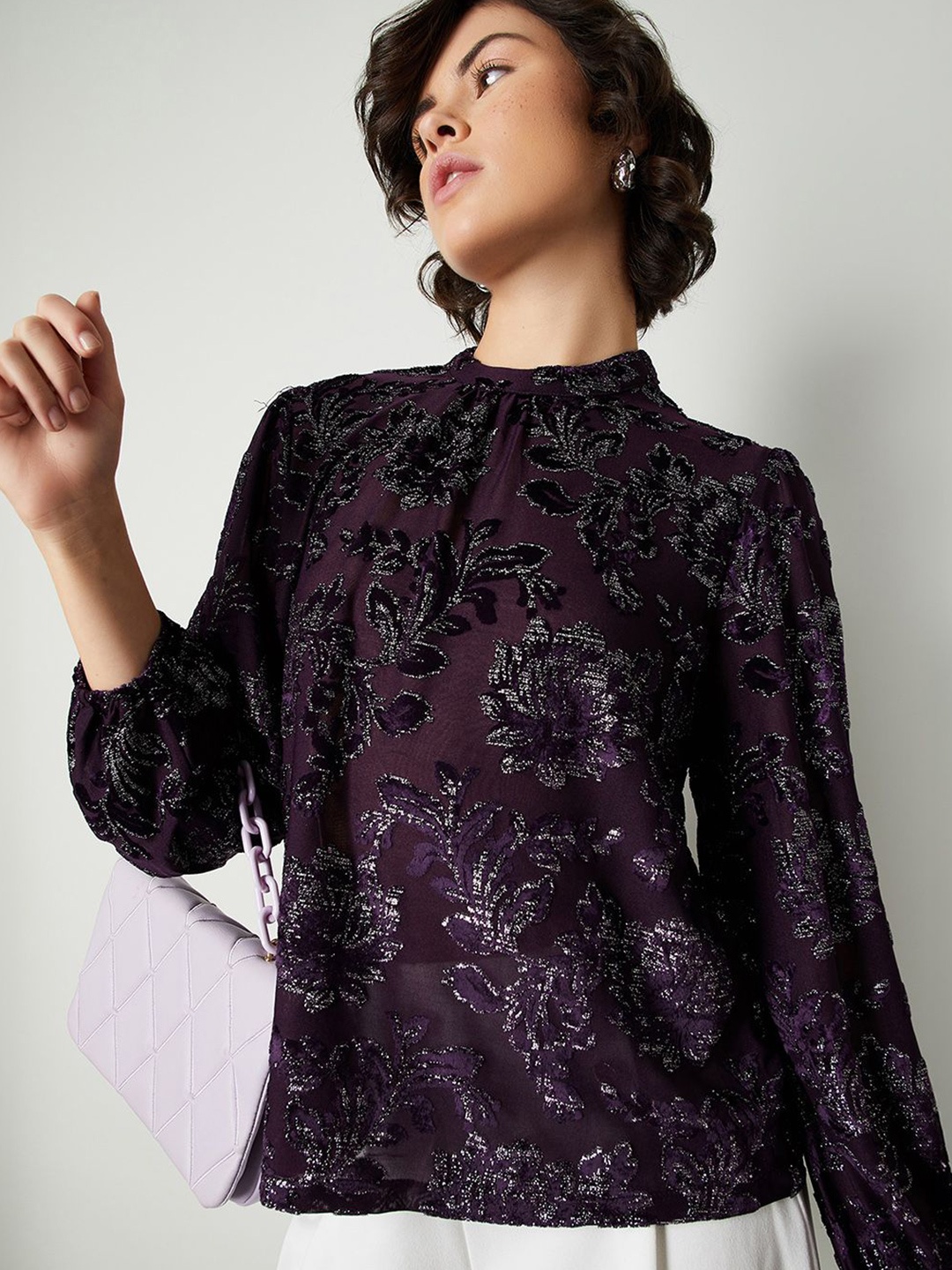 

max Print Top, Purple