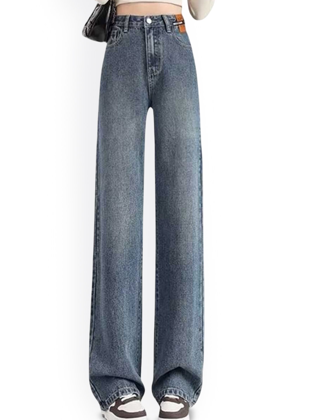 

StyleCast Women Low Distress Jeans, Blue