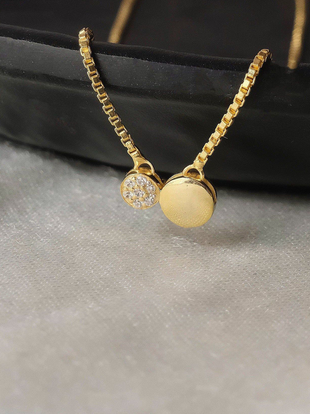 

Anushka Jain Jewellery Sterling Silver Gold-Plated Necklace