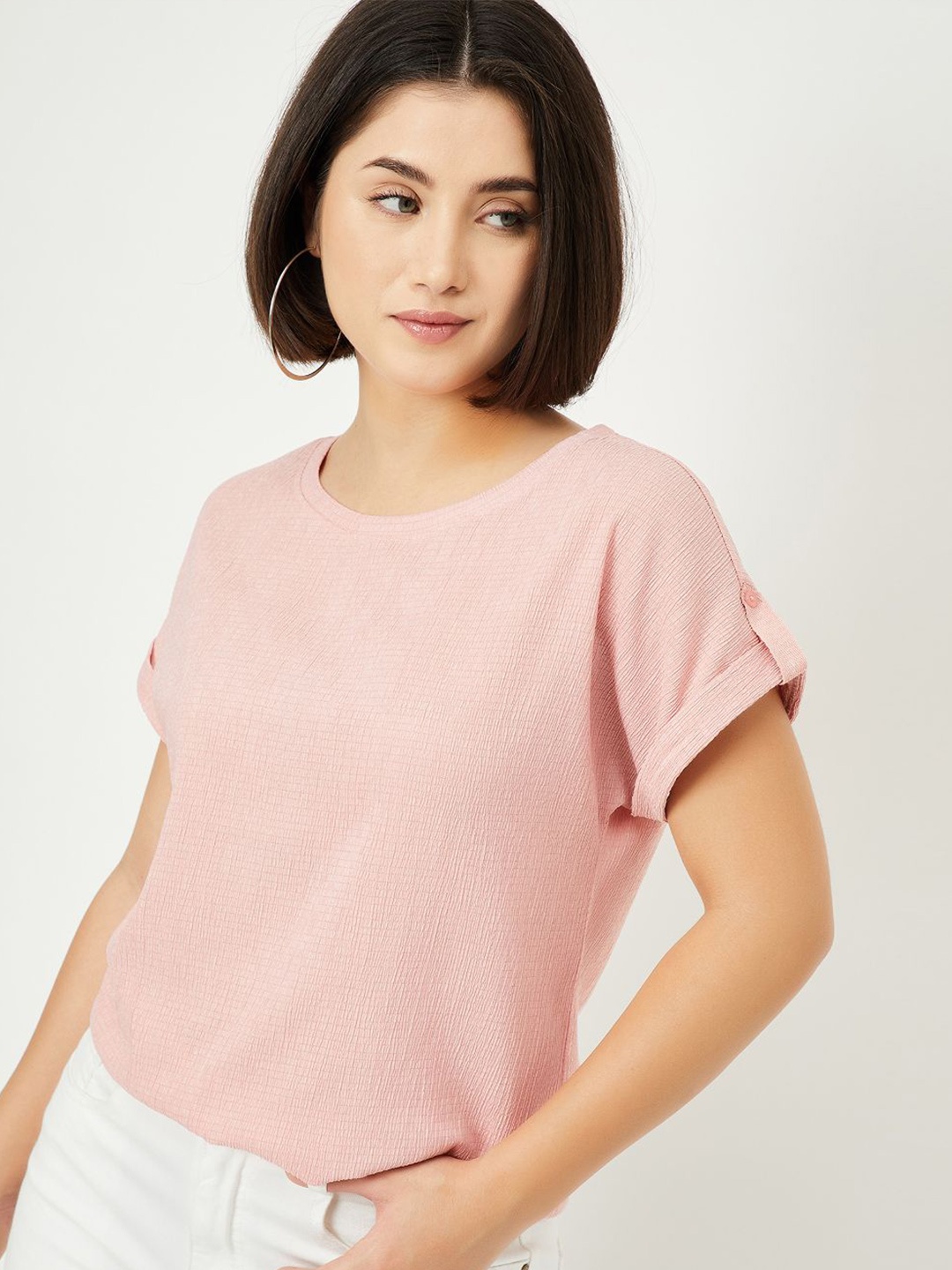 

max Extended Sleeves Top, Pink