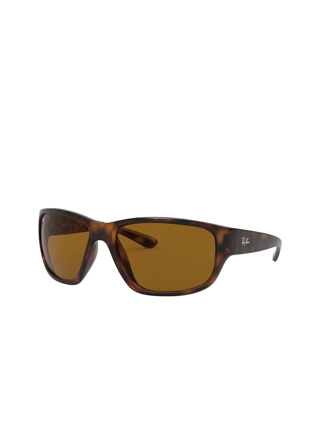 

Ray-Ban Men Square Sunglasses with UV Protected Lens, Brown