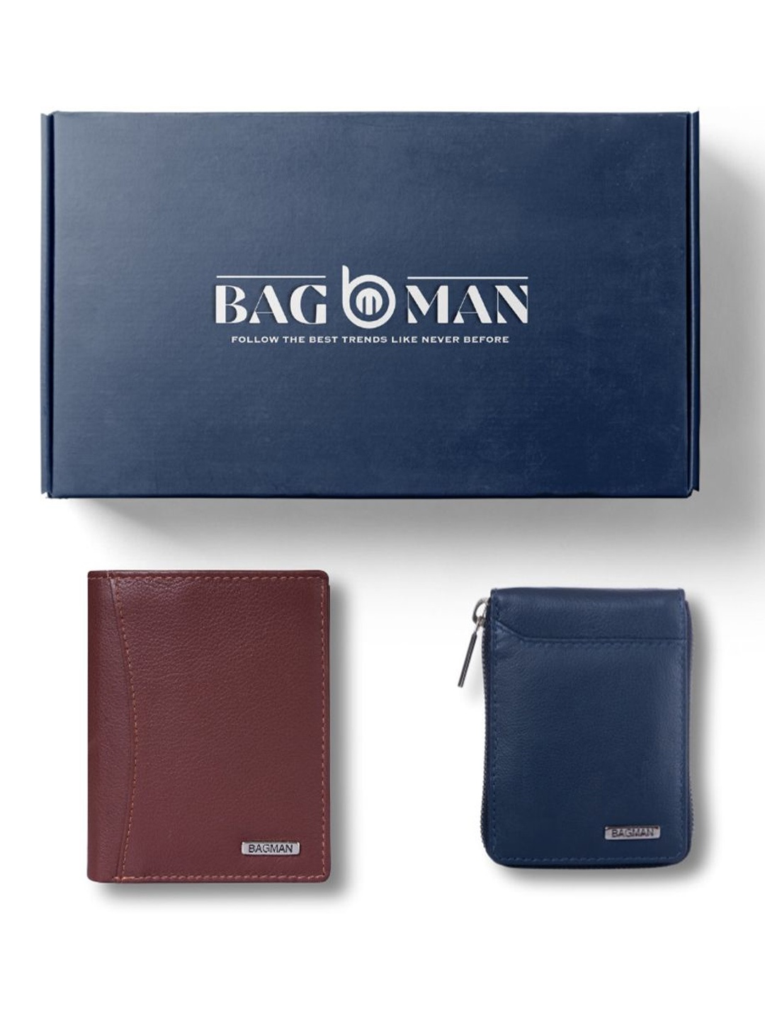 

BAGMAN Unisex Accessory Gift Set of, Blue