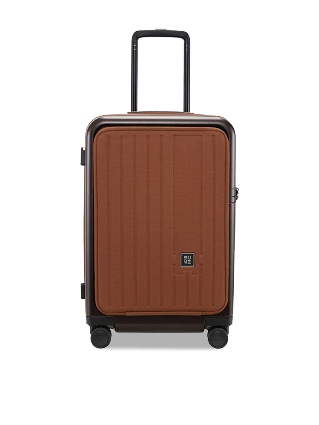 

EUME Hard-Sided Cabin Trolley Suitcase, Brown
