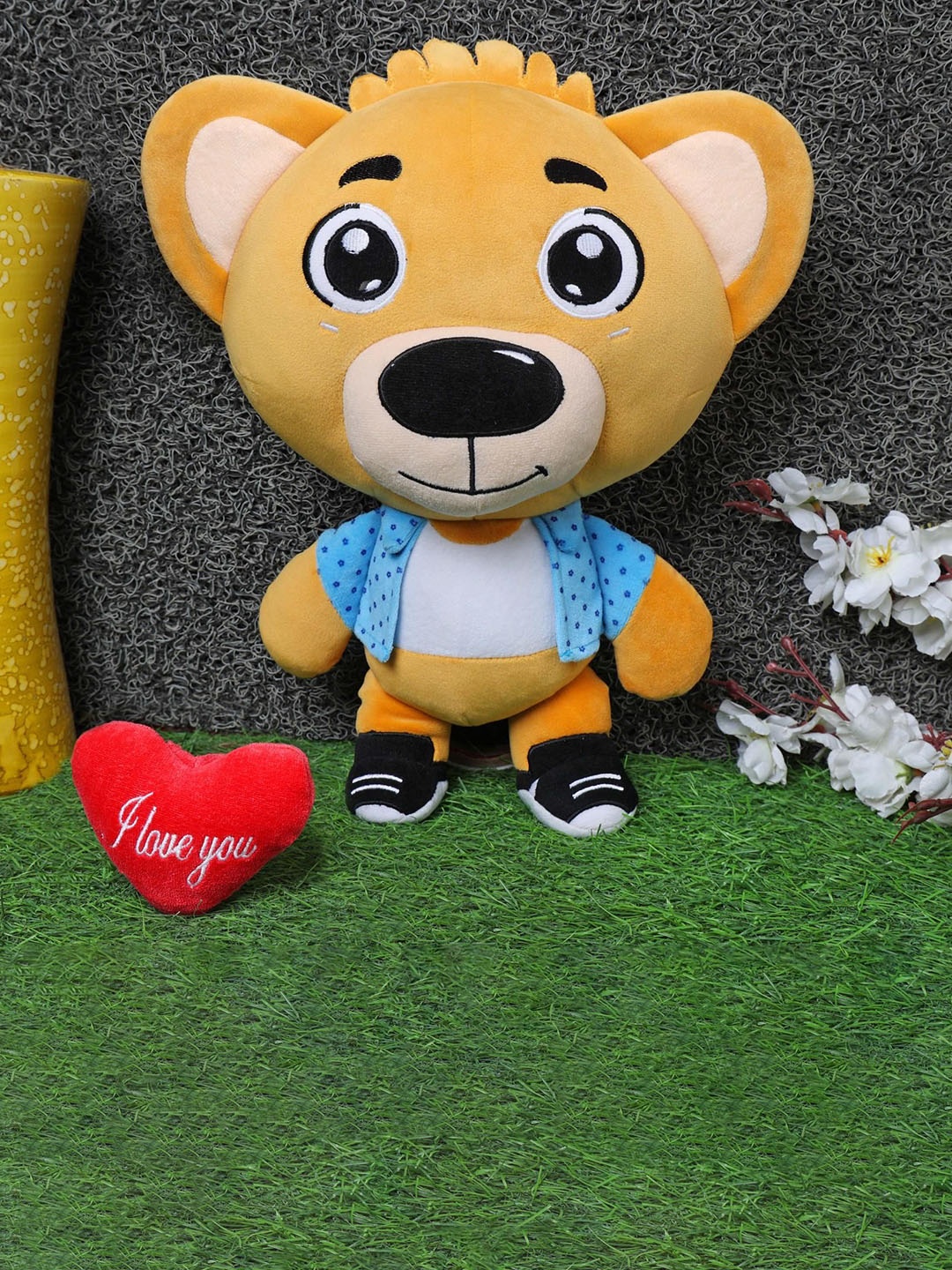 

AURBO Kids Bear Soft Toy, Yellow