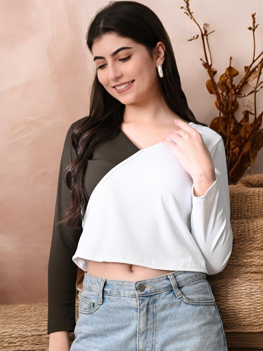 

Arbiter Collection Studded Top, Green