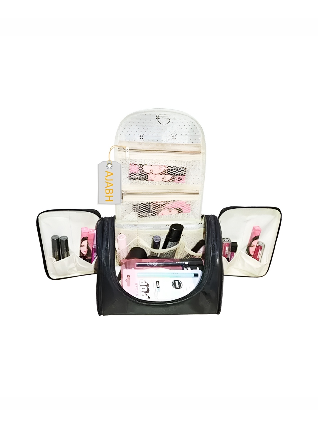 

Ajabh Black Set of 1 Regular Makeup Organiser Organisers