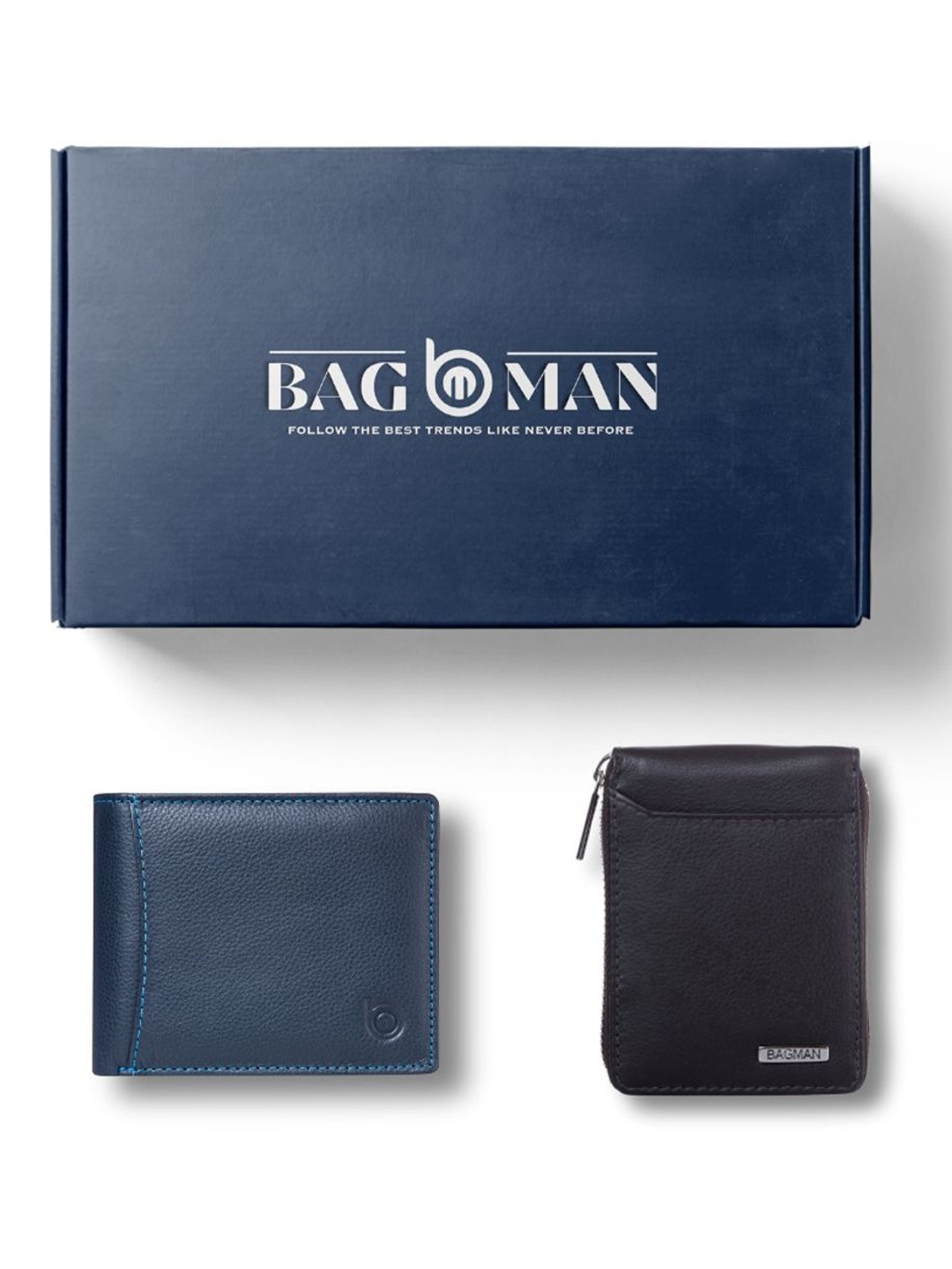 

BAGMAN Unisex Accessory Gift Set of, Navy blue