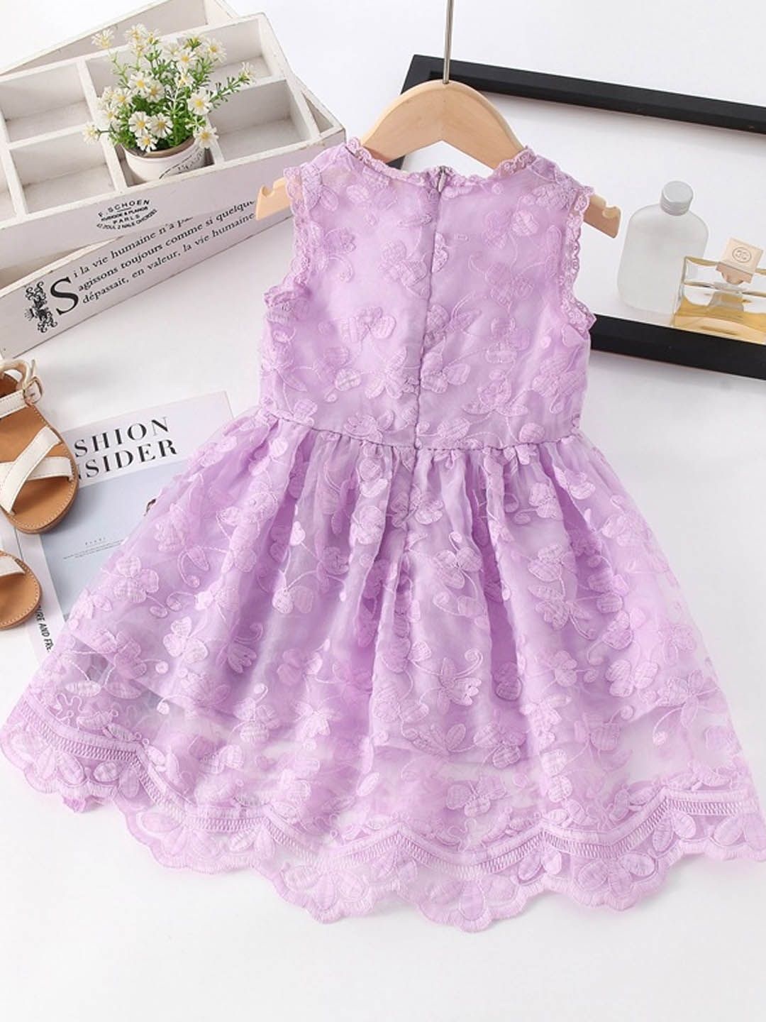

Xsole Fit & Flare Midi Dress, Purple