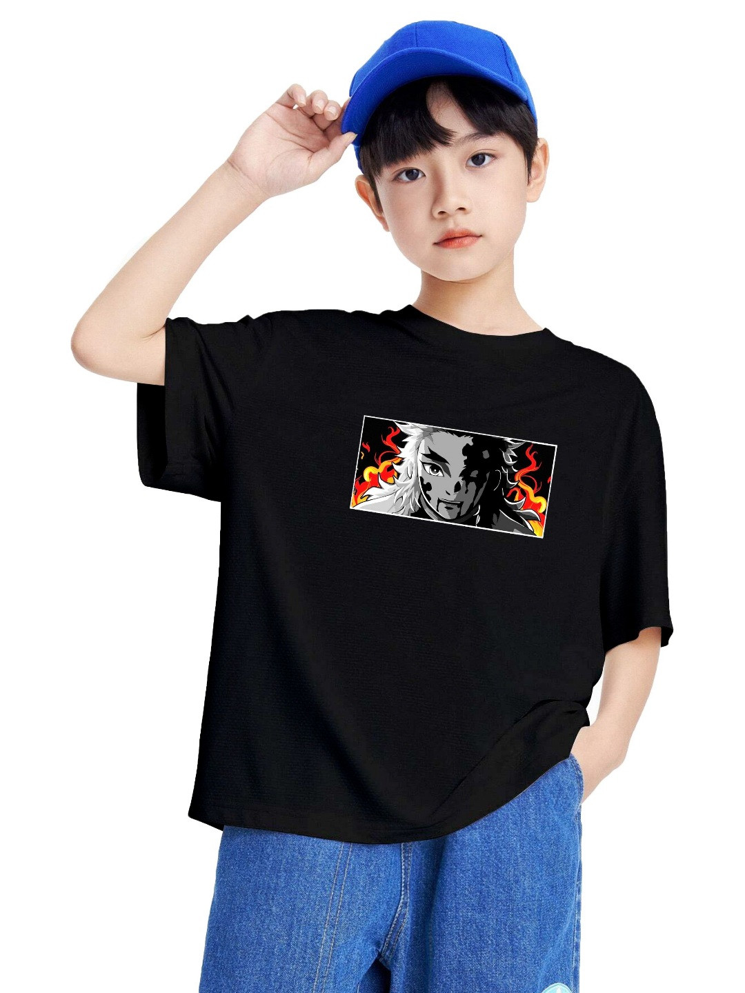 

MODARUE Boys Printed T-shirt, Black