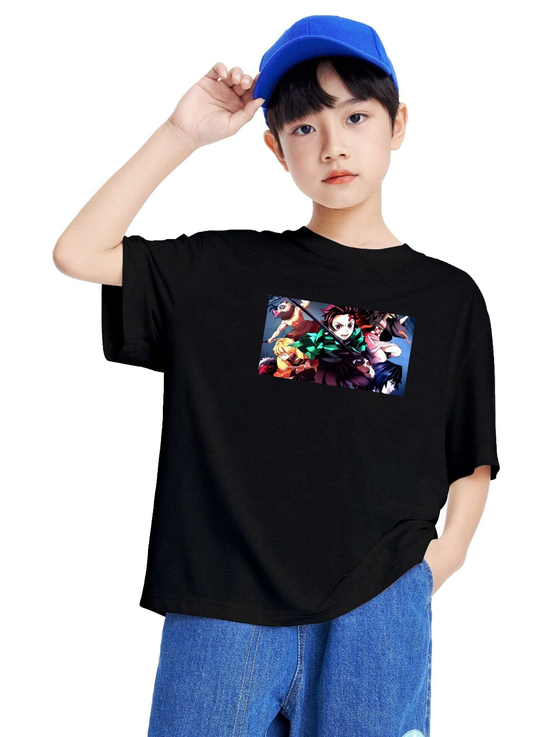 

MODARUE Boys Printed T-shirt, Black