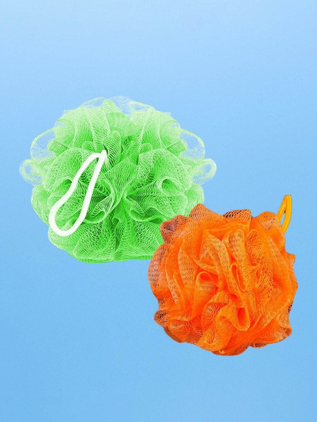 

Basicare Set Of 2 Bath Loofah Sponge- 40 g Each, Green